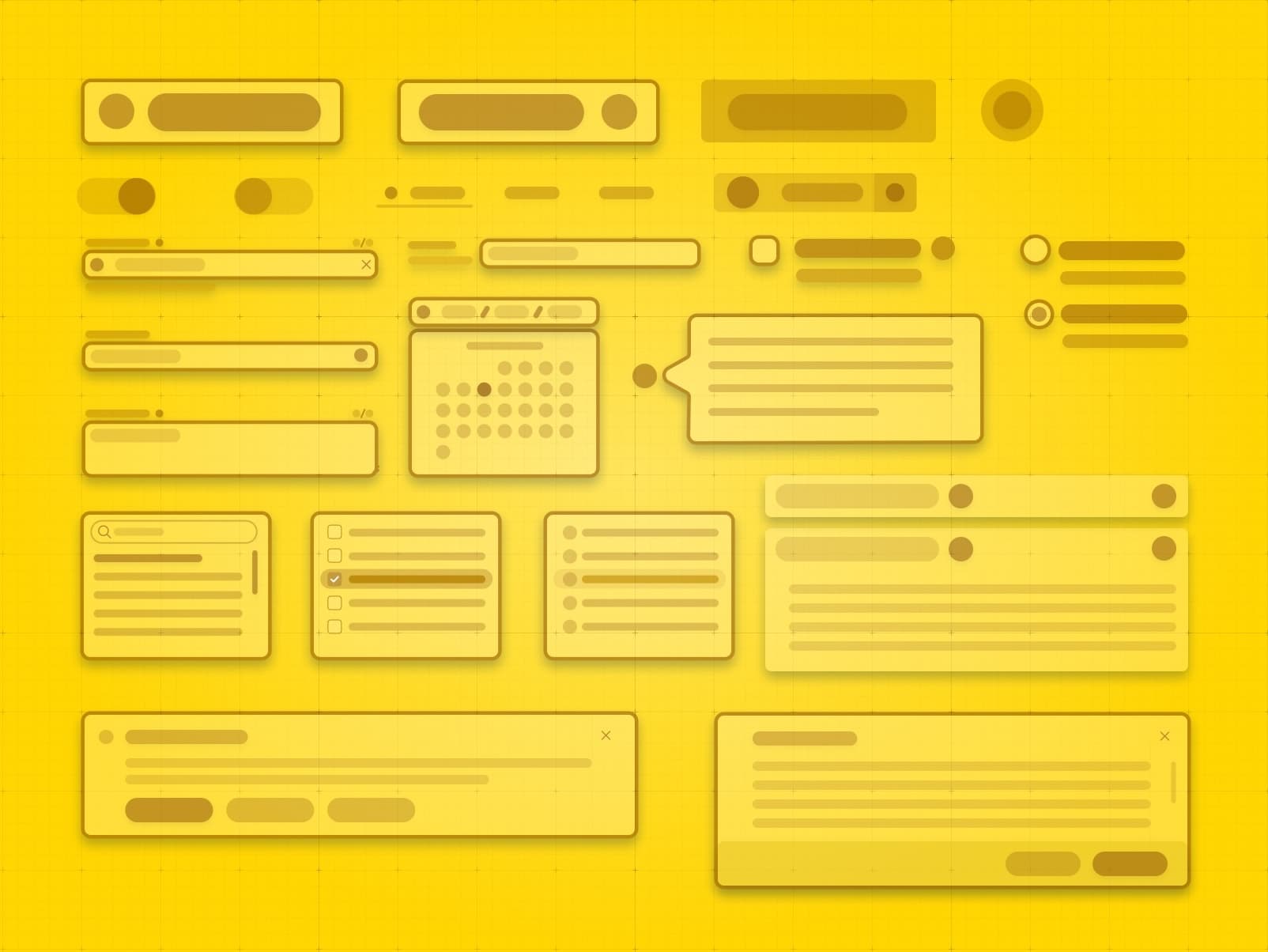 Web component design specification